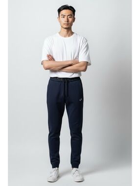 NWOT TLF Apparel GTS Twill Tech Joggers - Blue Nights - Size Small